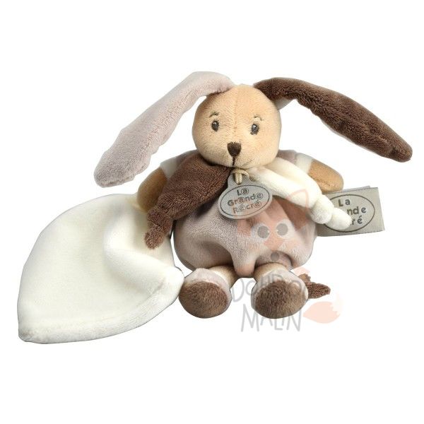  grande récré baby comforter rabbit beige grey brown 